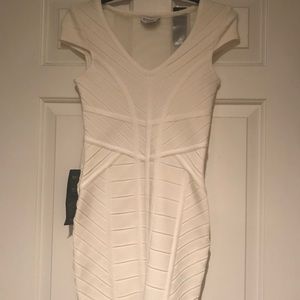Bebe white dress